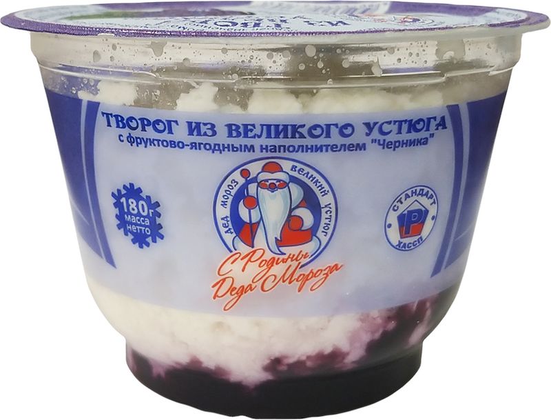 

Творог Из Великого Устюга Черника 5% 180г