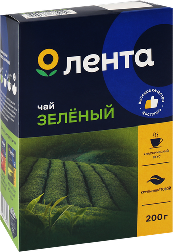 

Чай зеленый Лента крупнолистовой 200 г