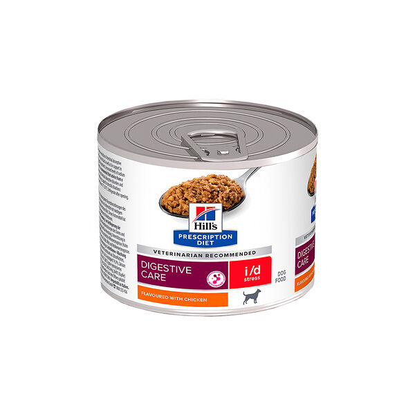 Консерва диетический HILLS Diet I/D Degestive Stress для собак курица лечение ЖКТ при стрессе, 200г