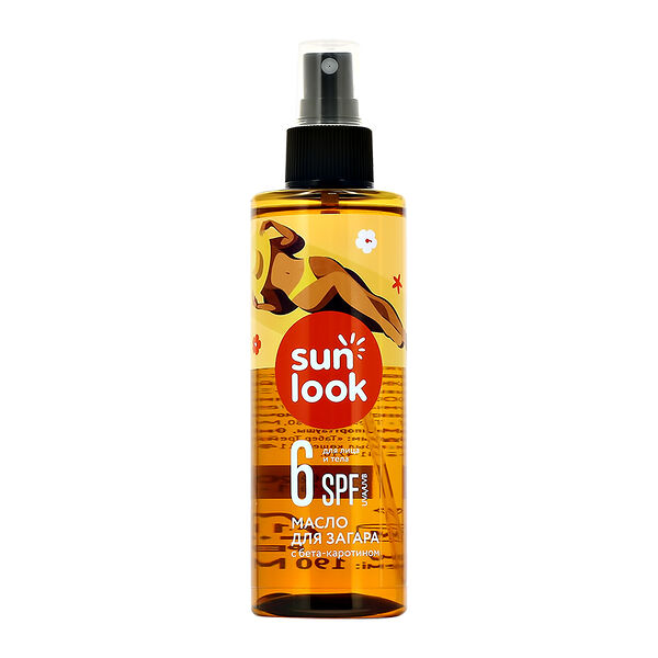 Масло для загара Sun Look SPF 6 190 мл
