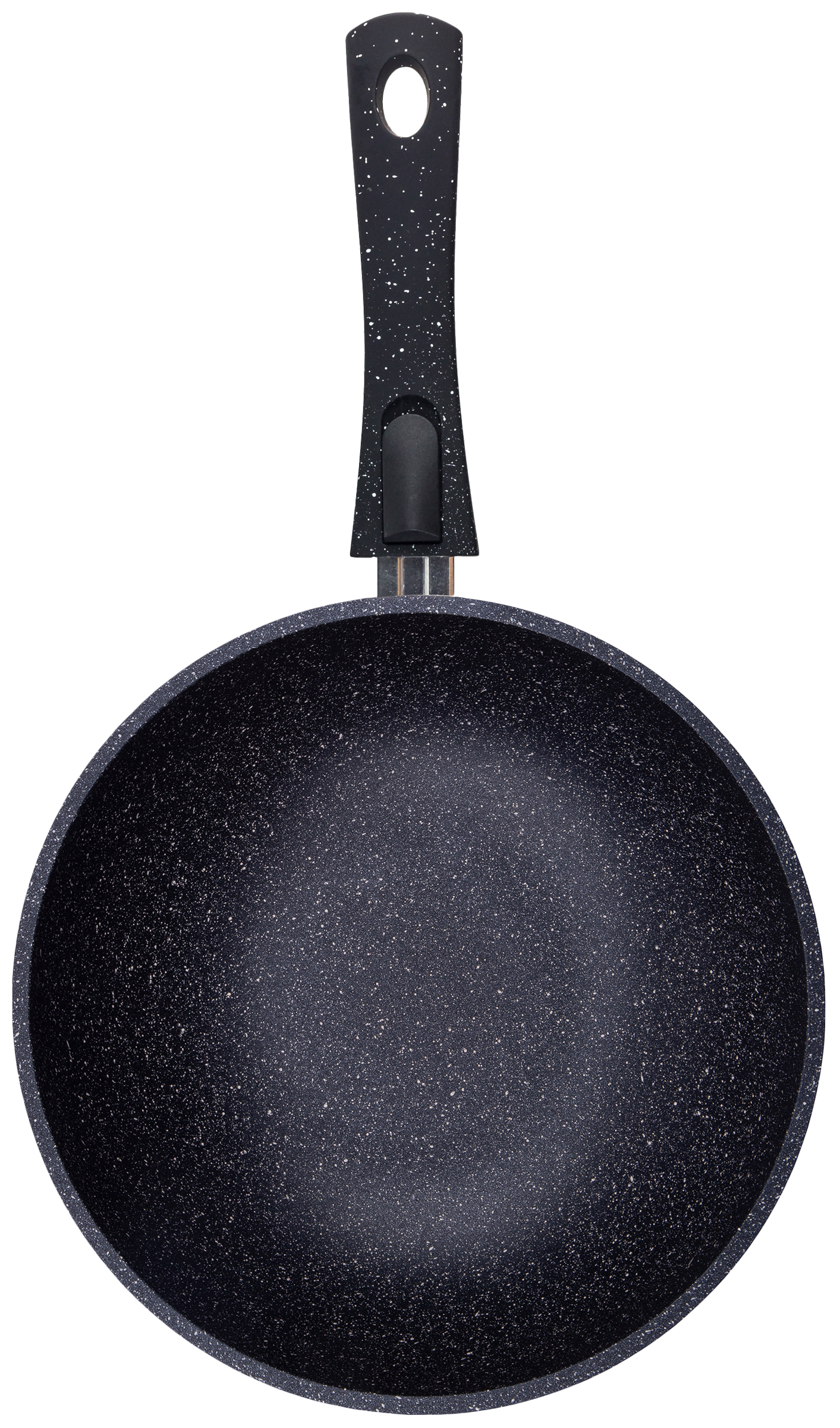 

Сковорода-вок Homeclub Marble 28см, литая, антипригарное покрытие, съемная ручка, индукция