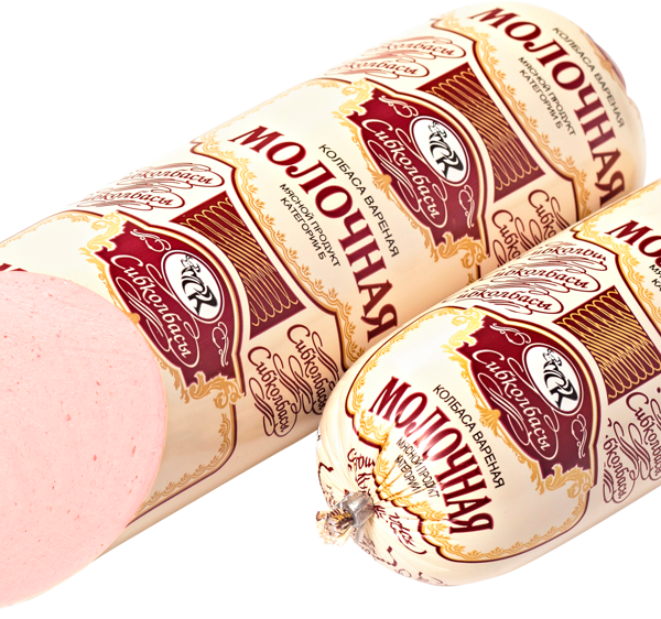 Колбаса вареная Сибирские Колбасы Молочная 1-й сорт