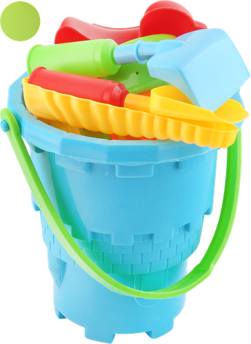 

Набор игровой Bigga Ведерко с формочками для песка 7 предметов в ассортименте