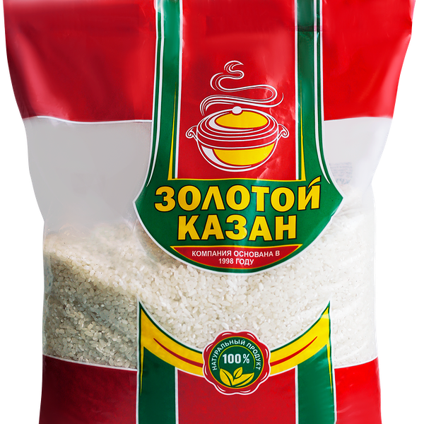 Рис круглозерный ЗОЛОТОЙ КАЗАН