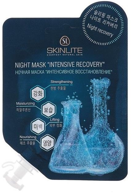 

Маска для лица Skinlite Adwin Kor Интенсивное восстановление ночная 15 г