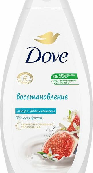 Гель для душа Dove Go Fresh Nutrium Moisture Инжир и Цветок апельсинового дерева