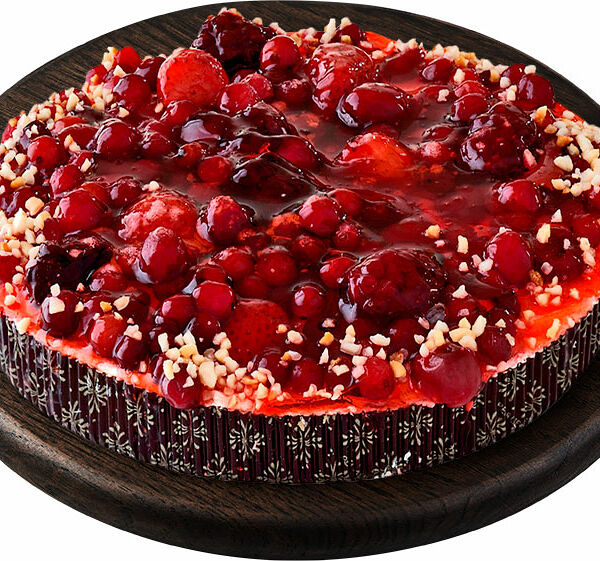 Торт Флан Ягодное лукошко песочный