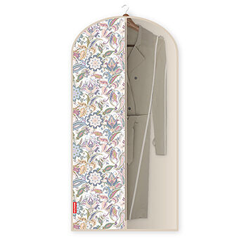 Чехол для одежды Hausmann бежевый/принт, 60х137см, Китай