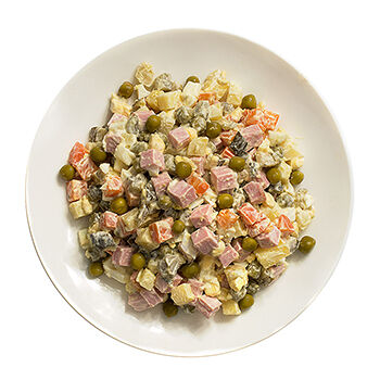 Салат Оливье с колбасой, «Уже Готово»