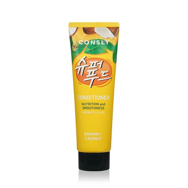 Питательный и разглаживающий кондиционер для волос Consly Nutrition & Smoothness с экстрактом банана и кокосовой водой 250мл