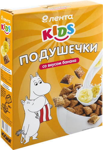 

Подушечки ЛЕНТА KIDS Муми Тролли, со вкусом банана