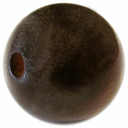 Деревянные бусины круглые, 16мм, 50 гр(т.коричневый)