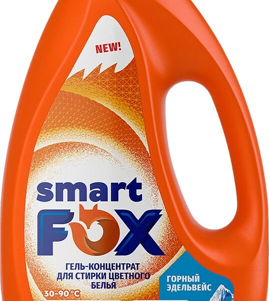 Гель-концентрат для стирки Smart Fox Color Горный эдельвейс