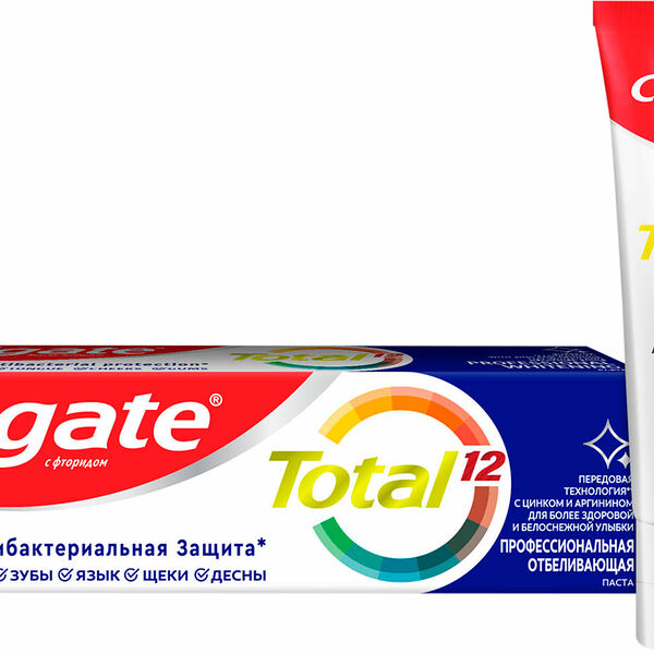 Зубная паста Colgate Total 12 Профессиональная Отбеливающая