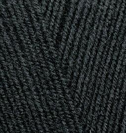 Пряжа ALIZE 'Lanagold 800' 100гр.,730м (49%шерсть, 51%акрил)(60 черный)