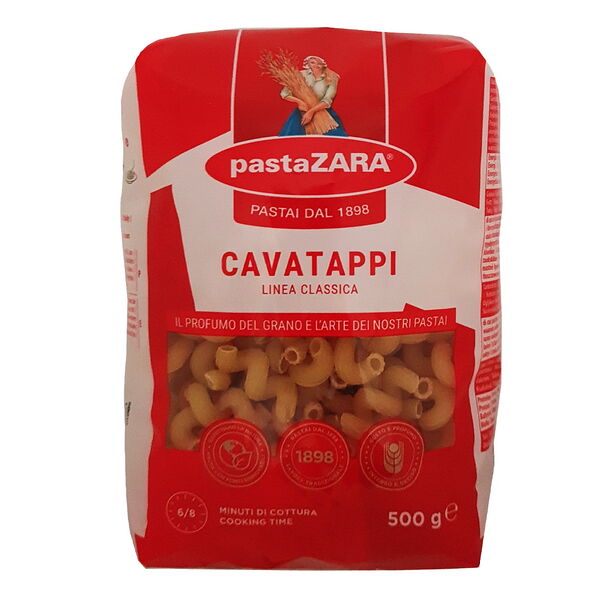 Макаронные изделия Pasta Zara грА из твердых сортов пшеницы cavatappi 500г