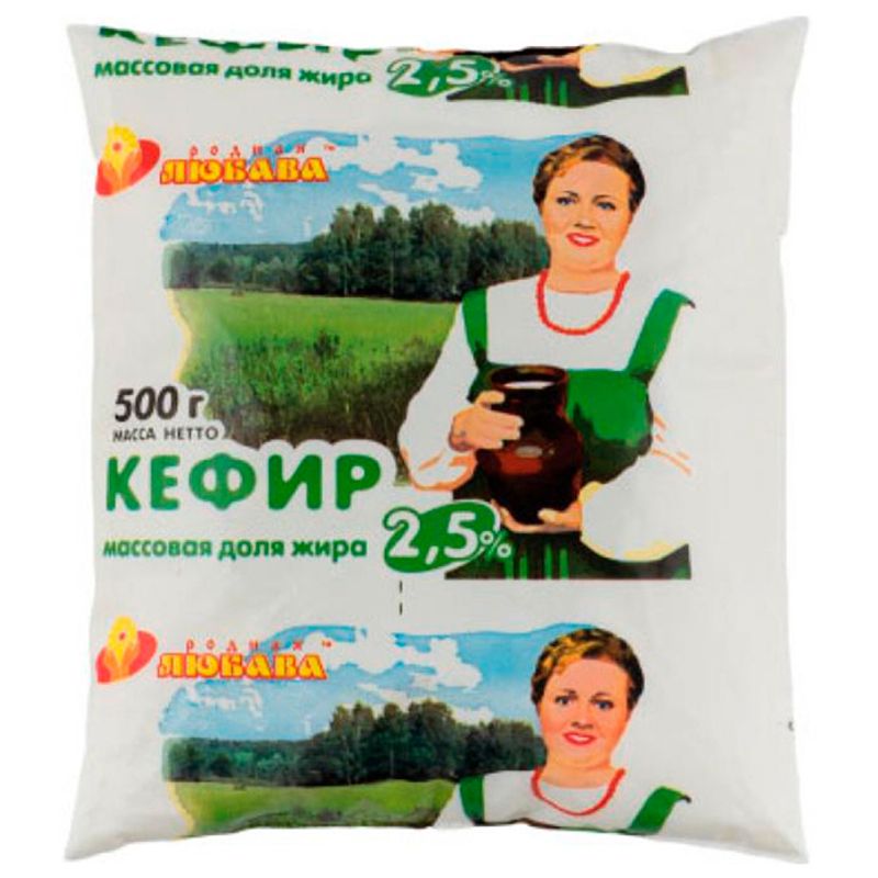 

Кефир Любава 2.5%, 500 г