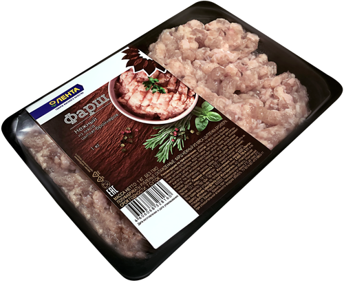 

Фарш куриный ЛЕНТА Нежный, 1000г