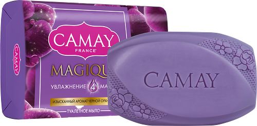 Туалетное мыло Camay Magique с ароматом черной орхидеи
