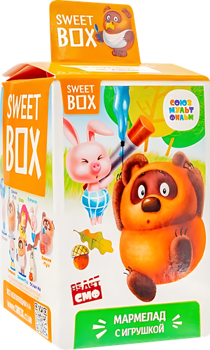 

Мармелад Sweet Box Влад А4 фруктовый жевательный с подарком в ассортименте 10 г