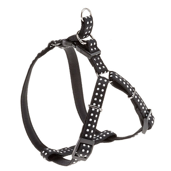 Шлейка для собак Cricket P, S, обхват груди 40-51,5 см, ширина 15 мм, черная