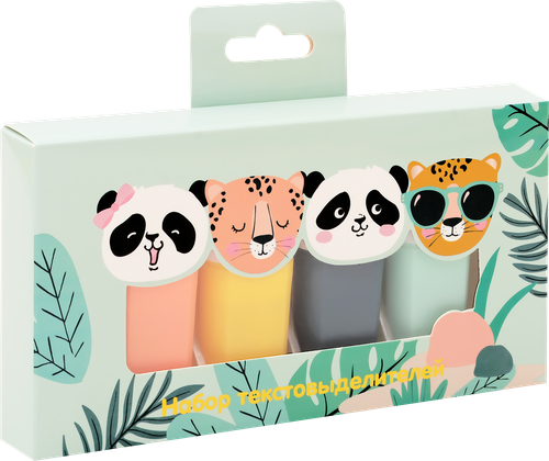 

Набор текстовыделителей ЛЕНТА 4 цвета, 4шт