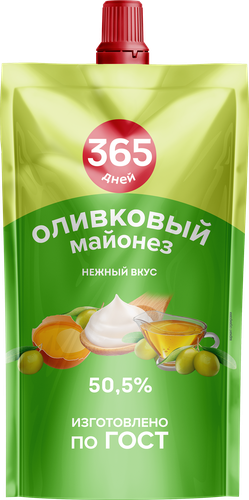 

Майонез 365 дней Оливковый 50,5%