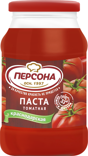 Паста томатная ПЕРСОНА Краснодарская 16%, 930г
