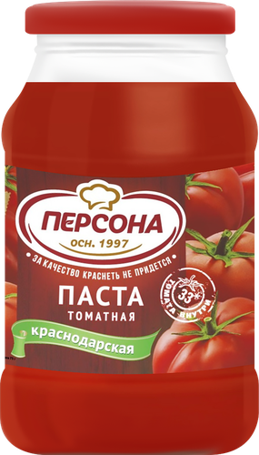 

Паста томатная ПЕРСОНА Краснодарская 16%, 930г