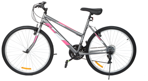 

Велосипед Actiwell Life 26" 18 скоростей, серо-розовый, Арт. LFE26ST-UW