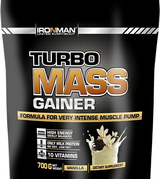 Гейнер IronMan Turbo Mass Gainer Ваниль 700г