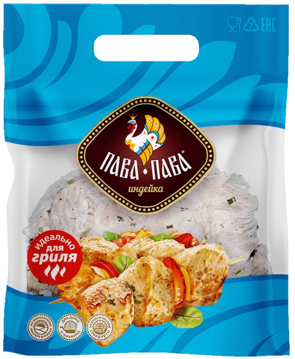 

Шашлык Пава-Пава из филе грудки индейки 900 г