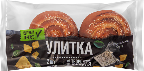 

Сдоба Дарница Улитка с творожно-сырной начинкой 120 г