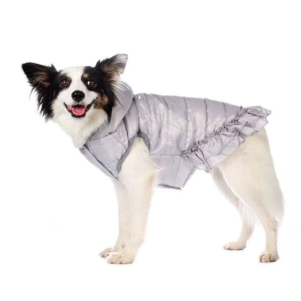 Куртка-платье для собак 2XL серый (девочка)