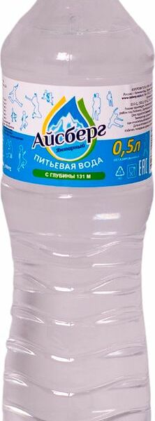 Вода Янтарный Айсберг негазированная 0.5л