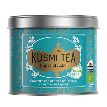 Чай зелёный Lovely Morning листовой Organic, Kusmi Tea, 100 г, Франция