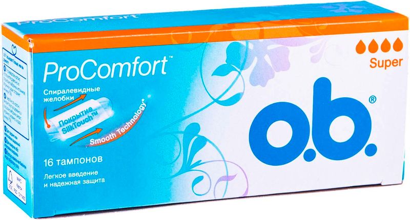

Тампоны O.b. ProComfort Super 16 шт