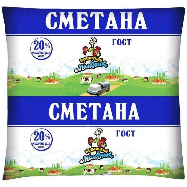 Сметана Кубанский Молочник 20%