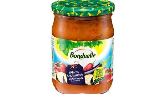 

Икра баклажанная Bonduelle, из баклажанов, запеченных на гриле, 530 г