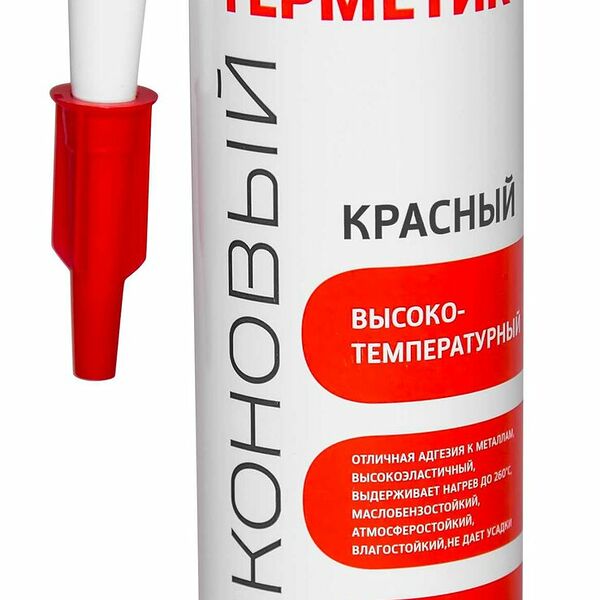 MasterTeks PM герметик силиконовый высокотемпературный 260 мл красный