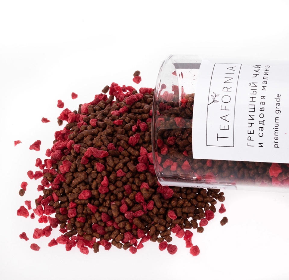 

Чайный напиток TEAFORNIA Гречишный чай и садовая малина