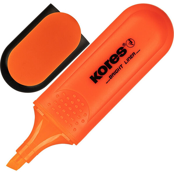 Маркер текстовый Bright Liner Kores оранжевый  36104.01