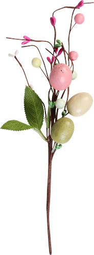 Украшение декоративное HOMECLUB Пасхальная ветвь 30см, железо, Арт. WP23080804