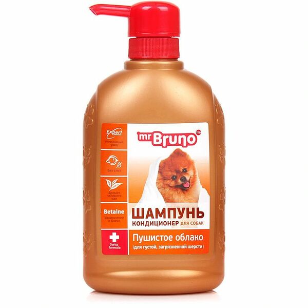 Шампунь-кондиционер Mr.Bruno Пушистое облако для собак, 350 мл