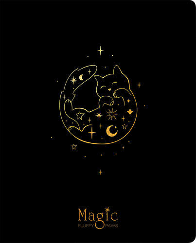 

Тетрадь MESHU Black cat, 48 листов, в клетку, в ассортименте