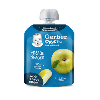 

Пюре Gerber Organic спелое яблоко с 4 месяцев 90 г