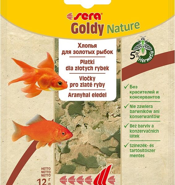 Корм для рыб Sera Goldy в хлопьях 12г