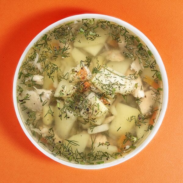 Суп куриный из цыпленка