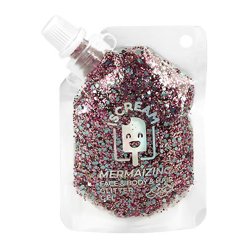 Глиттер для лица, тела и волос Iscream Mermazing гель тон 06 magic