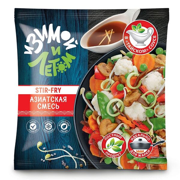 Азиатская смесь и Зимой и Летом в Тайском соусе 400 г